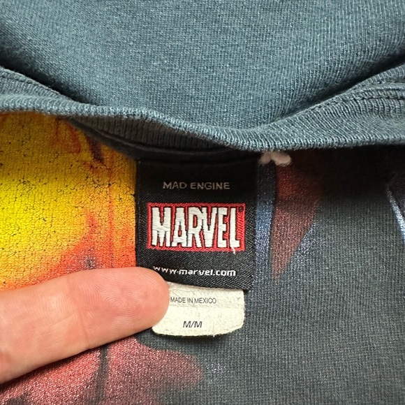 Vintage Marvel Mad Engine T-shirt Medium - Picture 3 of 4